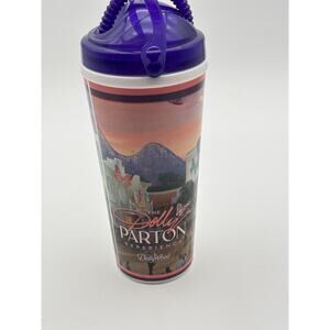 Dollywood Amusement Parks and Resorts 24 oz Souvenir Whirley Cup w/ Lid & Straw